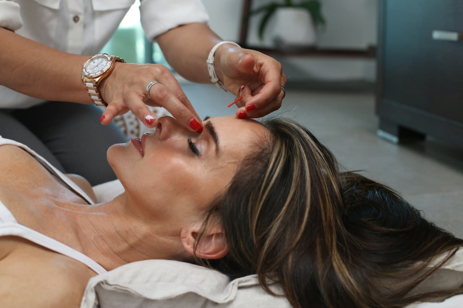 Tratamiento facial en cabina